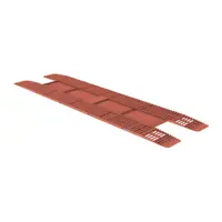 Эстакада металлическая «Каскад» Комфорт, разборная, 10м, усиленная, красная